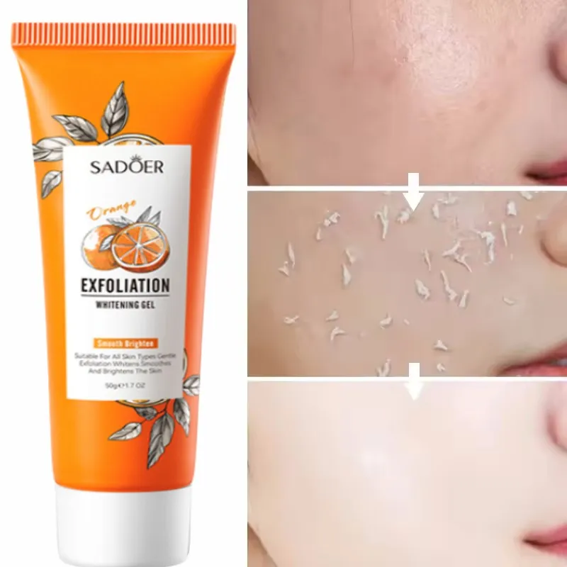 Peptide Neck Cream - Orange Exfoliating Peeling Gel Facial Scrub