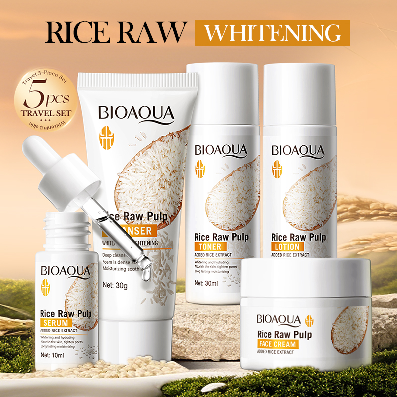 Skincare Whitening - Rice Puree Skin Care Set Whitening