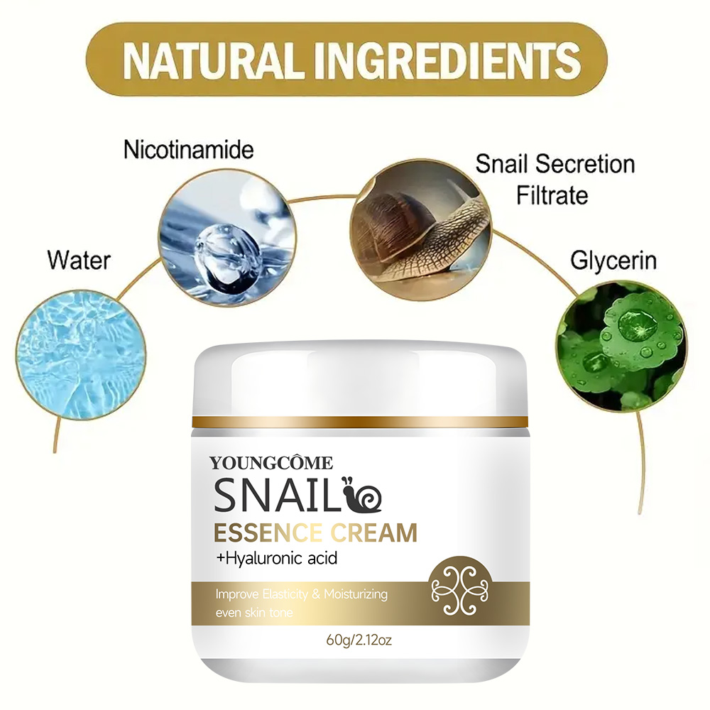 Snail essence cream with hyalu - đánh giá và giá Skincare Glad2Glow