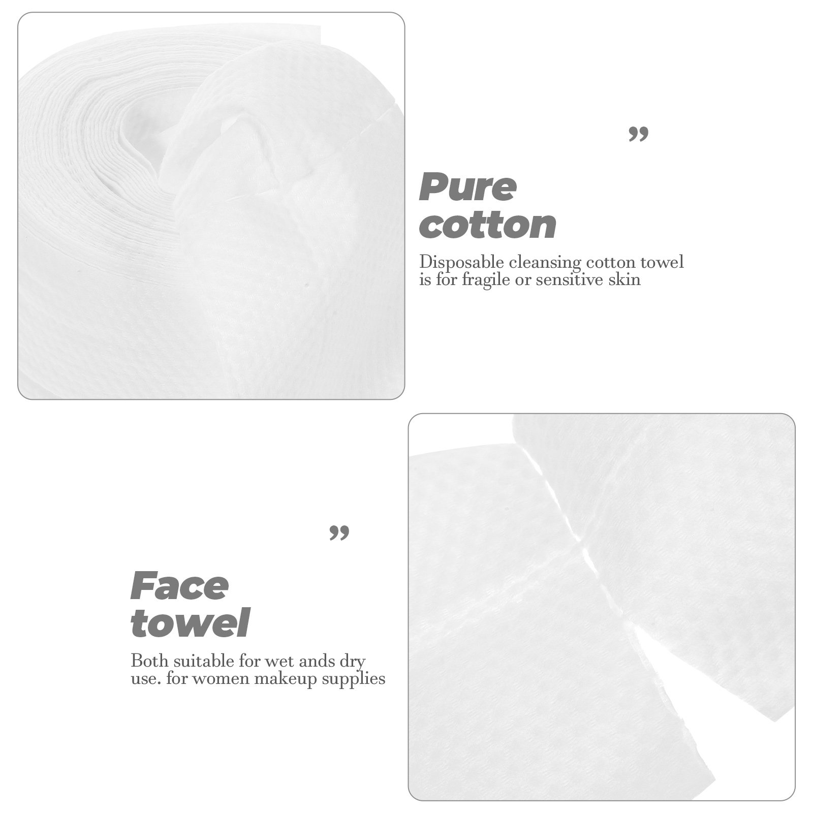 60Pcs Cotton Face Cleaner Disp - đánh giá và giá Skincare Routine