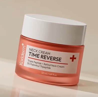 50ml Korean Koriderm Time Reve - đánh giá và giá Peptide Neck Cream