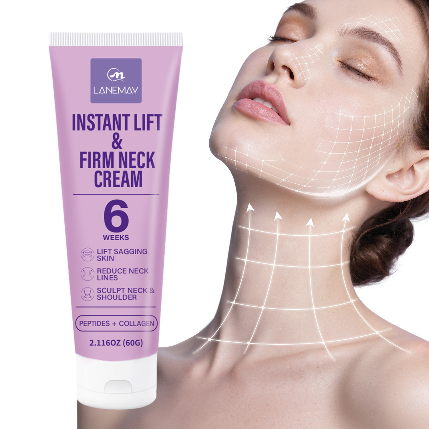 Instant Lift Firm Neck Cream w - đánh giá và giá Peptide Neck Cream