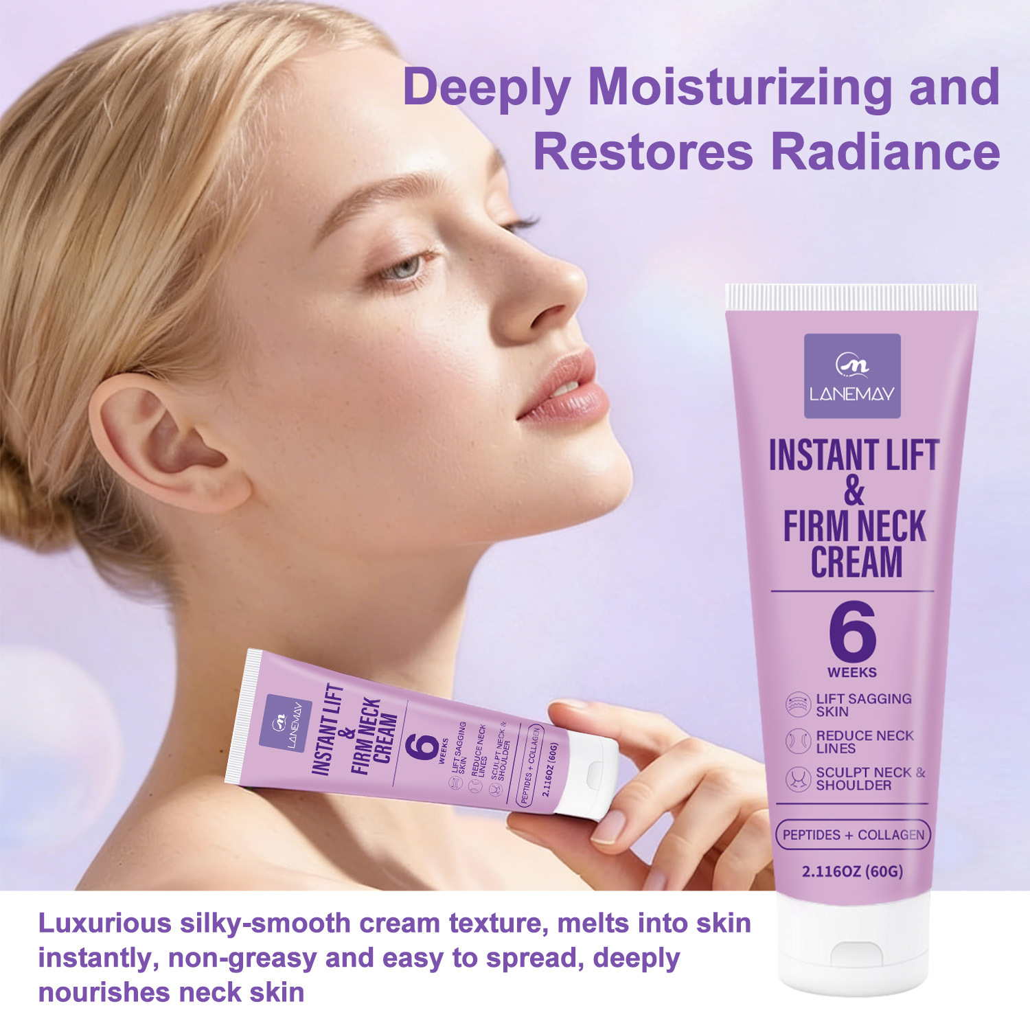Instant Lift Firm Neck Cream w - đánh giá và giá Peptide Neck Cream