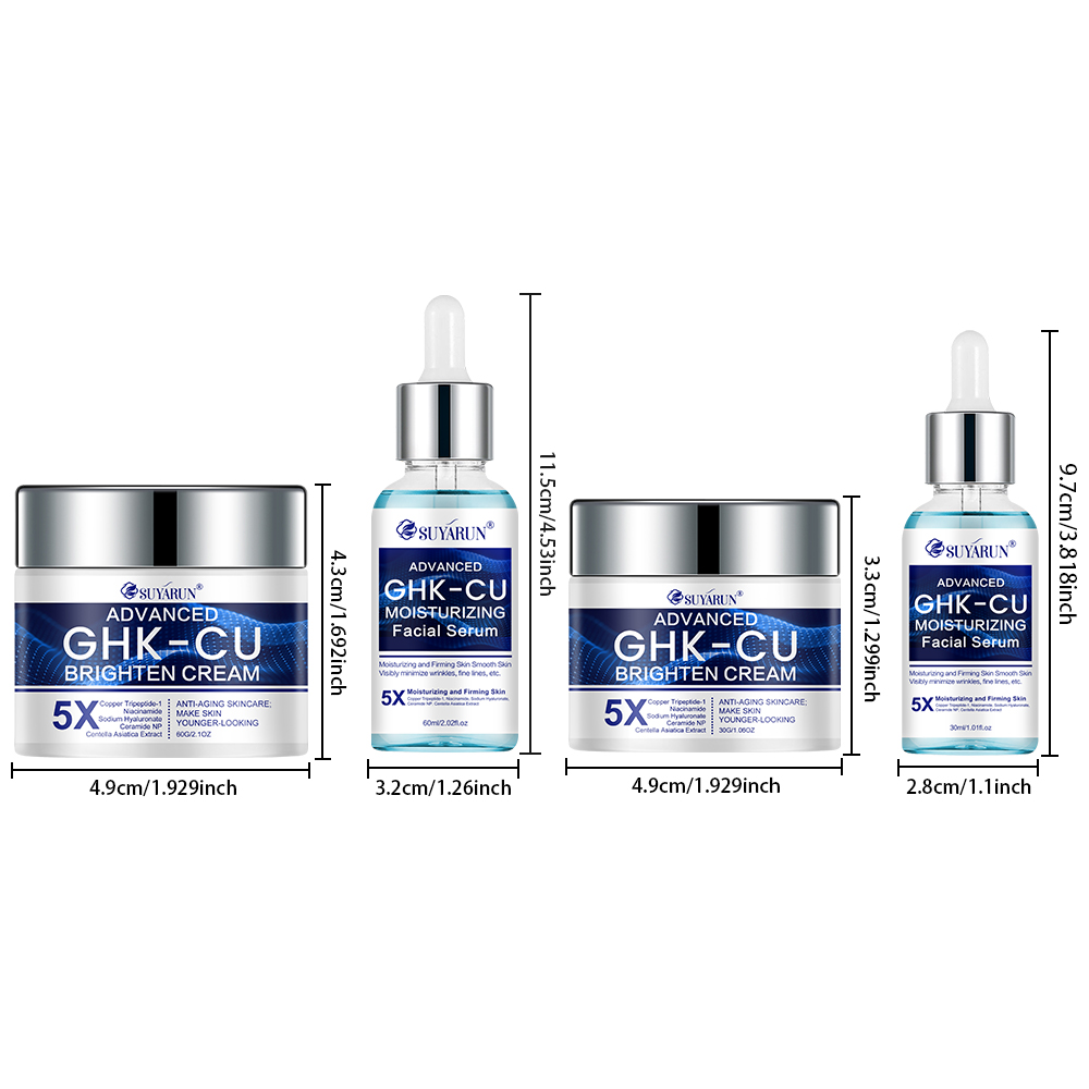 SUYARUN GHK-CU Cream & Serum - - đánh giá và giá Skincare Whitening