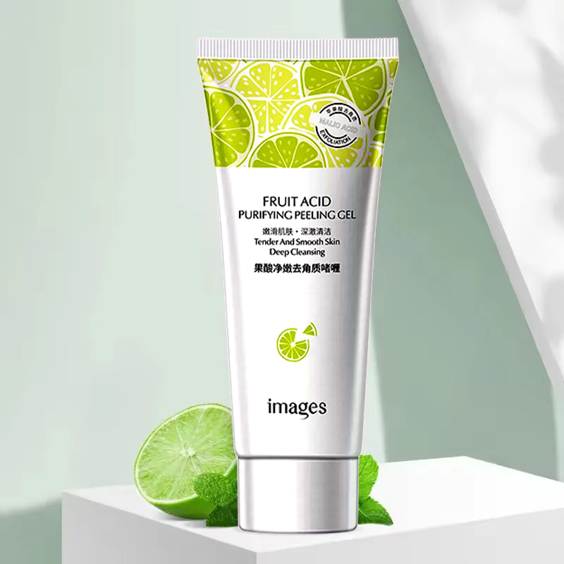 Natural Fruit Acid Peeling Gel - đánh giá và giá Peptide Neck Cream