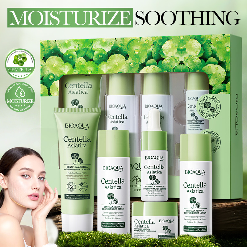 5pcs/set BIOAQUA Centella Asia - đánh giá và giá Skincare Glad2Glow