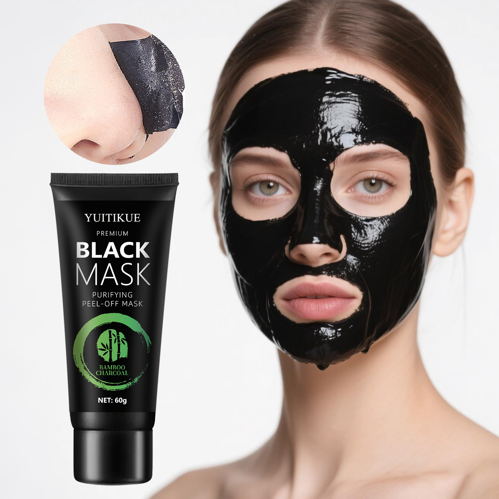 Premium Bamboo Charcoal Black  - đánh giá và giá Peptide Neck Cream