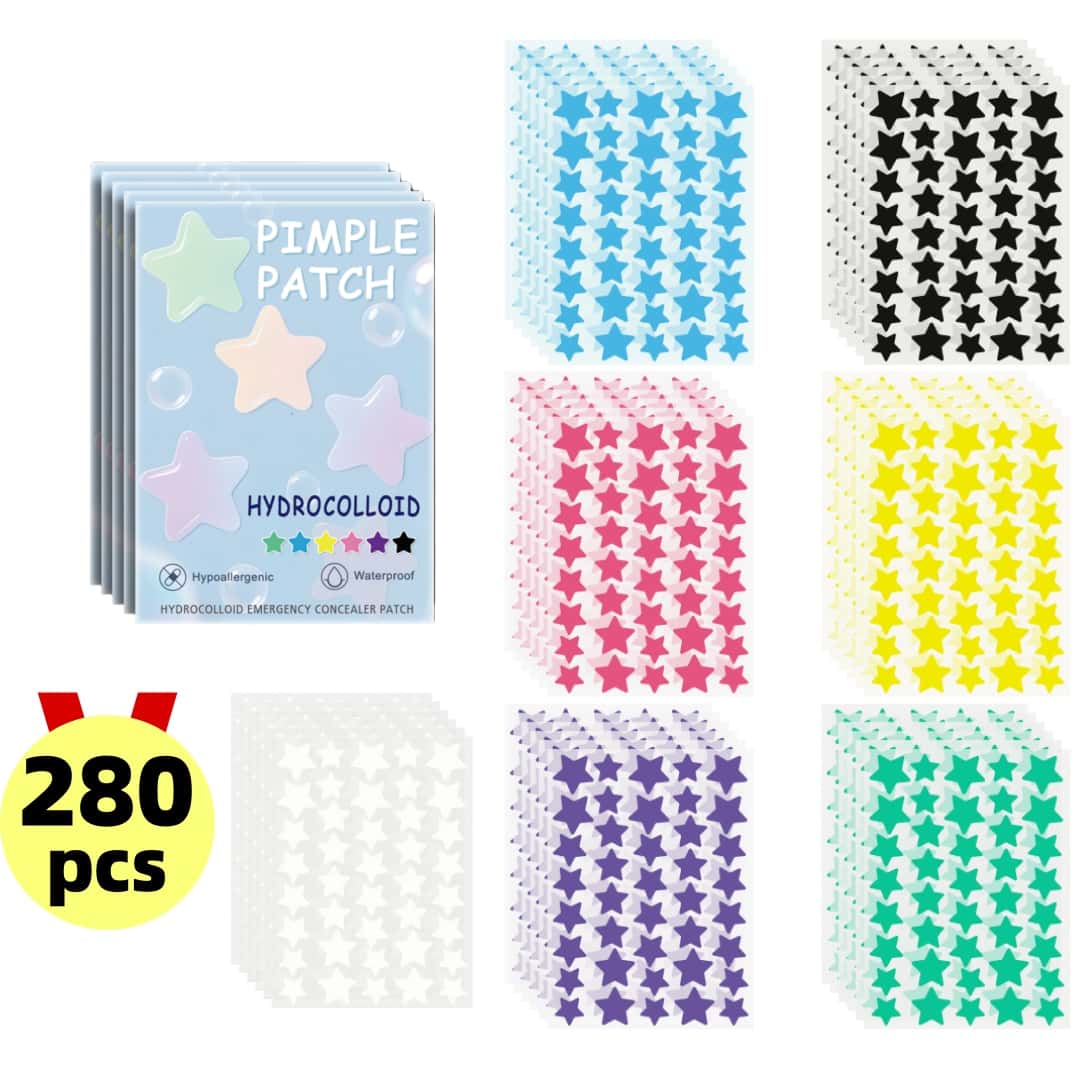 280pcs Star Acne Patch, Waterp - đánh giá và giá Skincare Routine
