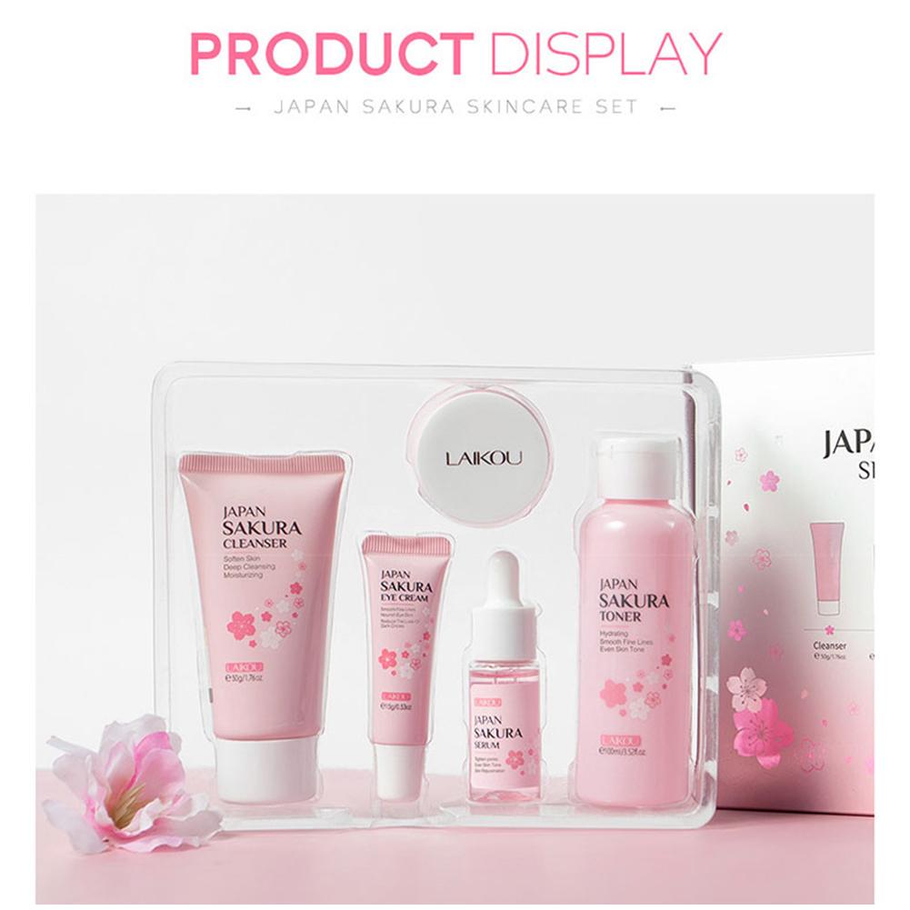 5/3pcs/Set Sakura Skin Care Se - đánh giá và giá Skincare Glad2Glow