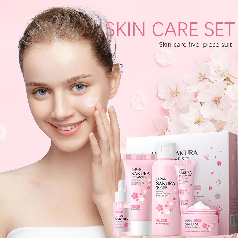 5/3pcs/Set Sakura Skin Care Se - đánh giá và giá Skincare Glad2Glow