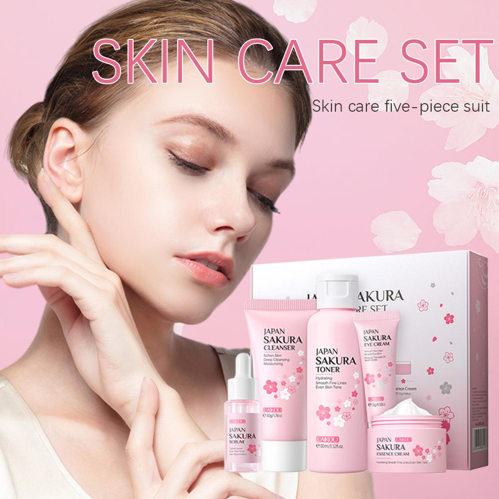5/3pcs/Set Sakura Skin Care Se - đánh giá và giá Skincare Glad2Glow