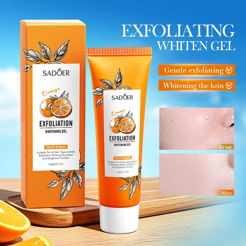 Orange Exfoliating Peeling Gel - đánh giá và giá Peptide Neck Cream