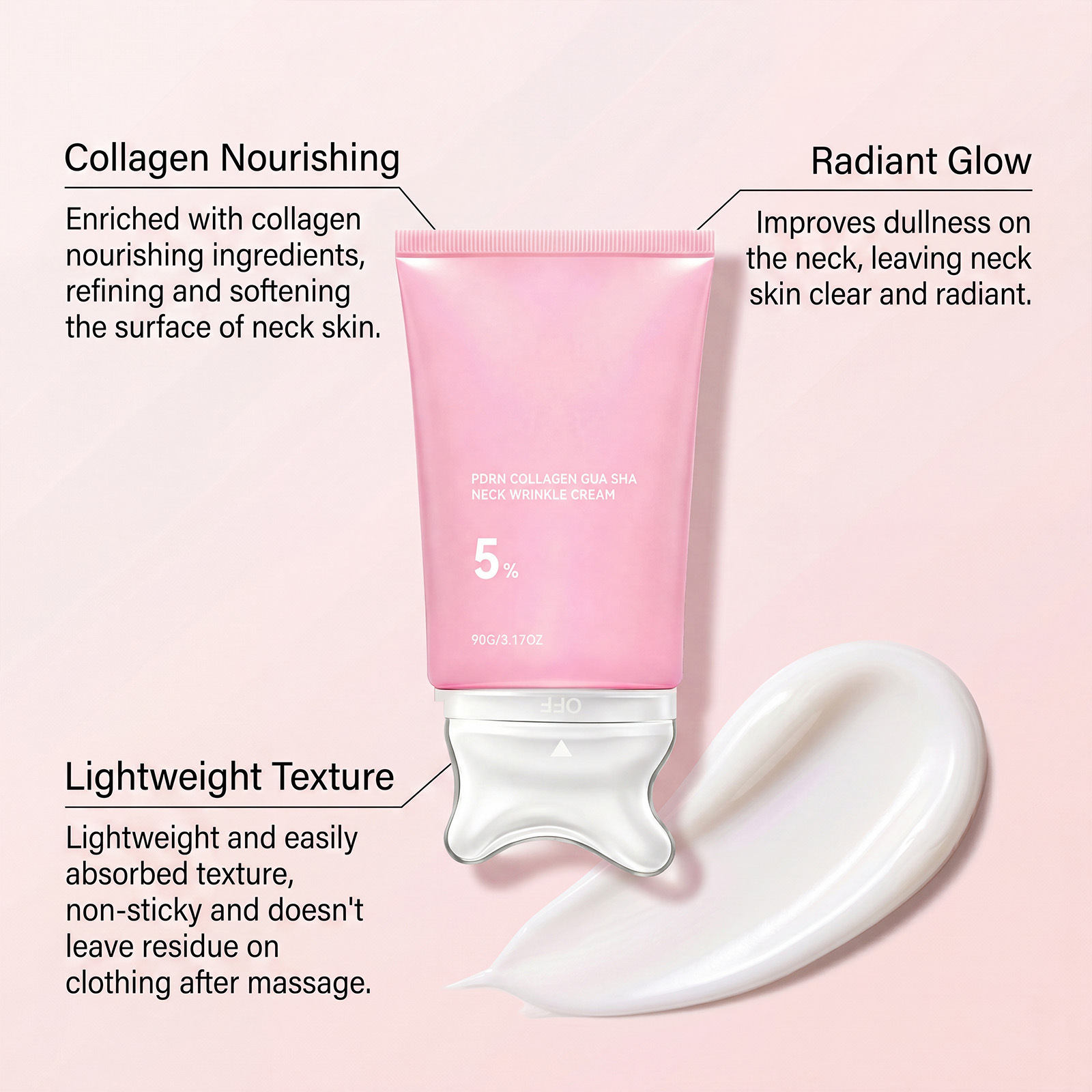 Collagen Neck Cream Massage Li - đánh giá và giá Skincare Glad2Glow