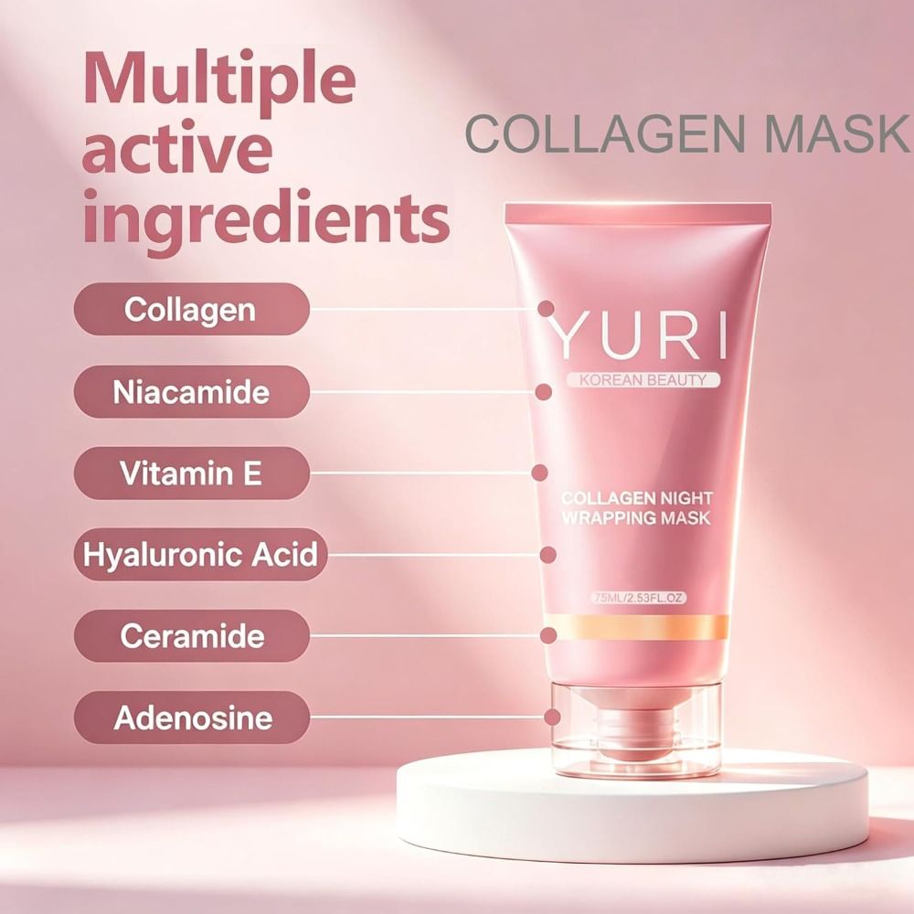 New 75ML Collagen Night Wrappi - đánh giá và giá Peptide Neck Cream