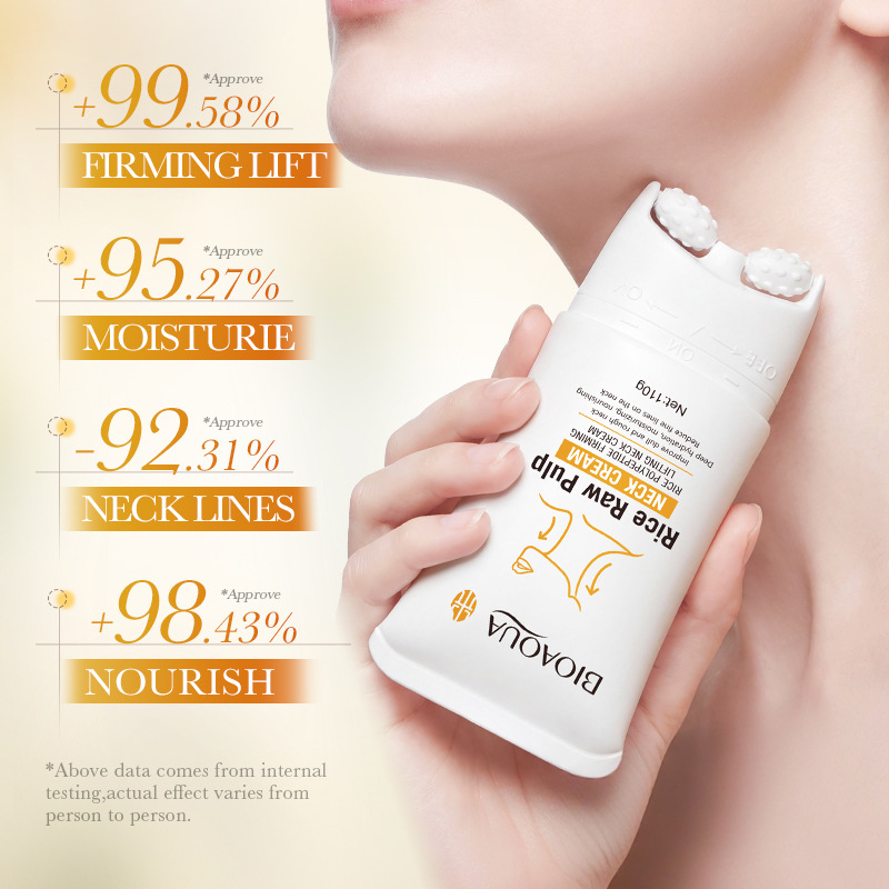 Rice Moisturizing Roller Neck  - đánh giá và giá Peptide Neck Cream